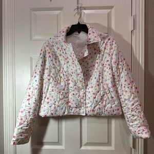 Storia Floral Quilted Jacket - Multicolor